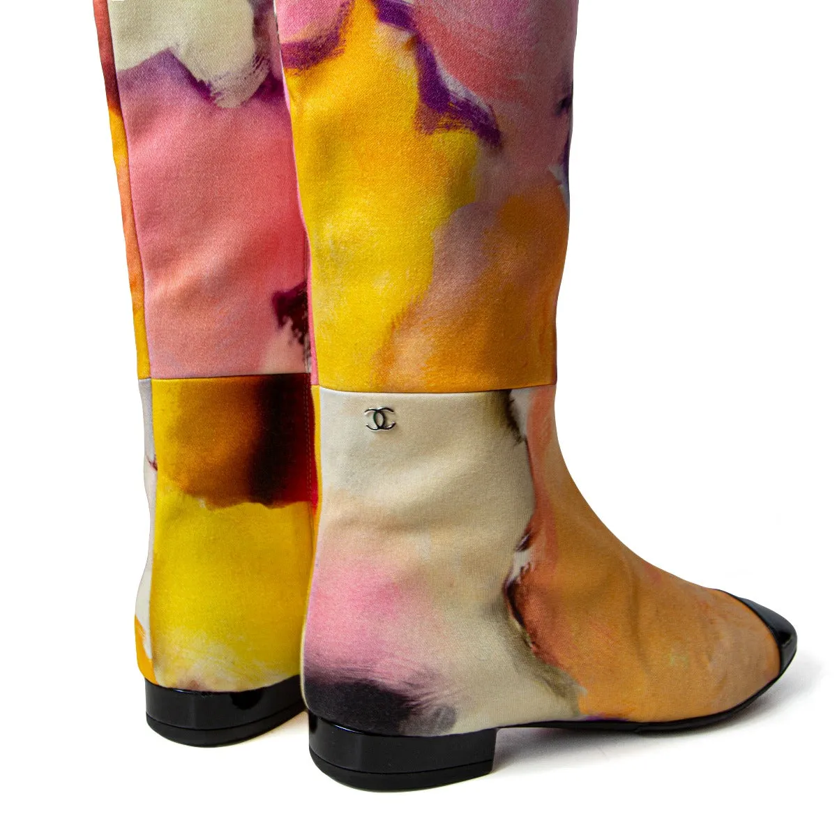 2015 Multicolour Fabric Boots