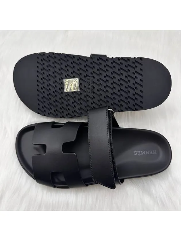 24 years women s chypre slippers leather sandals black