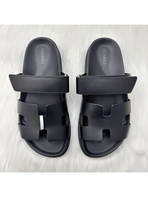 24 years women s chypre slippers leather sandals black