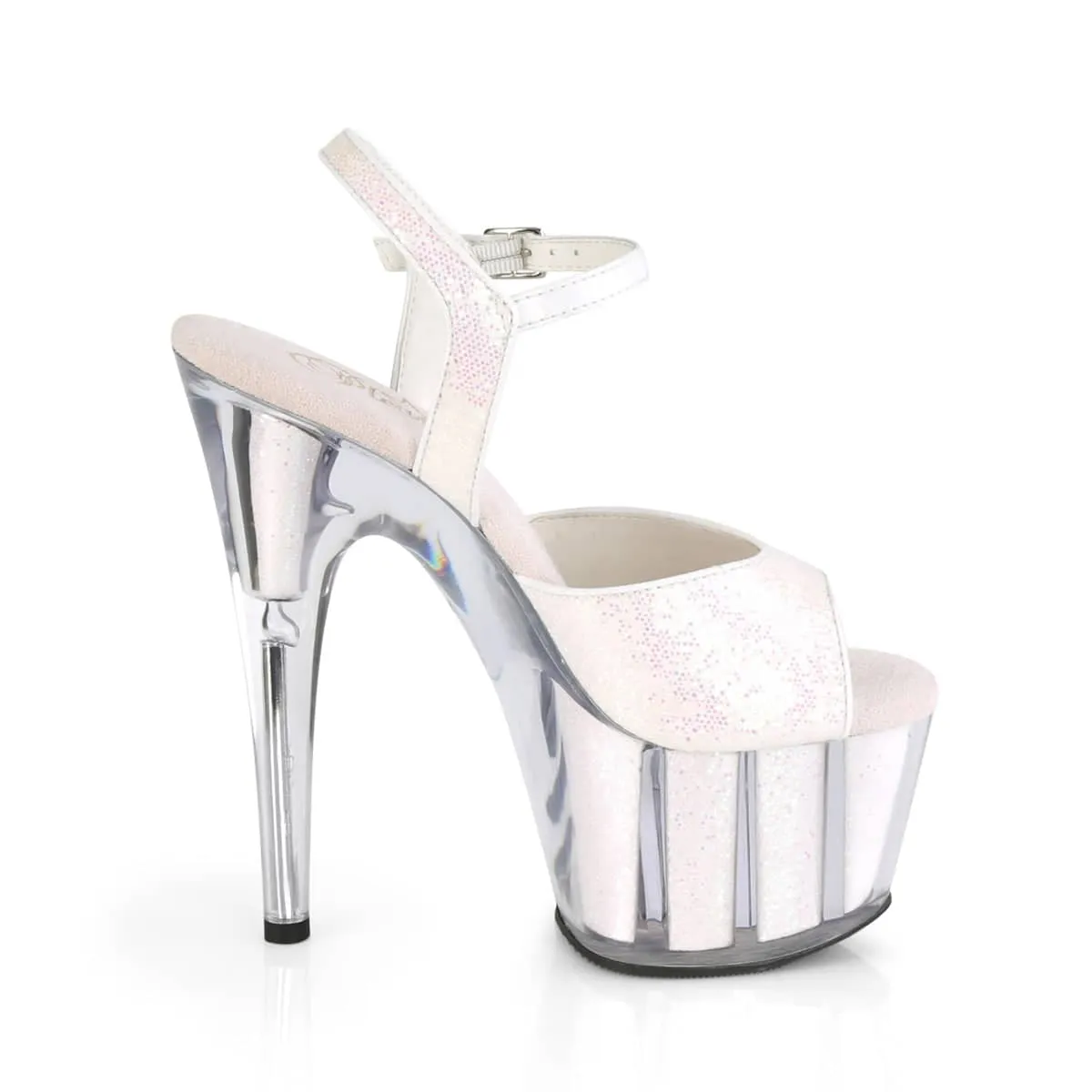 ADORE-710G Pink Ankle Peep Toe High Heel