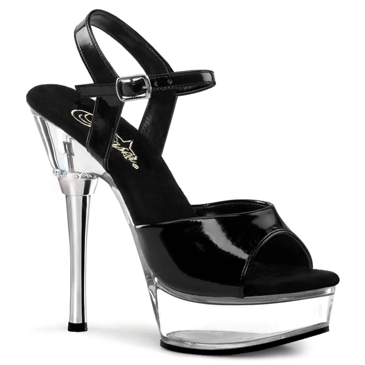 ALLURE-609 Ankle Peep Toe High Heel