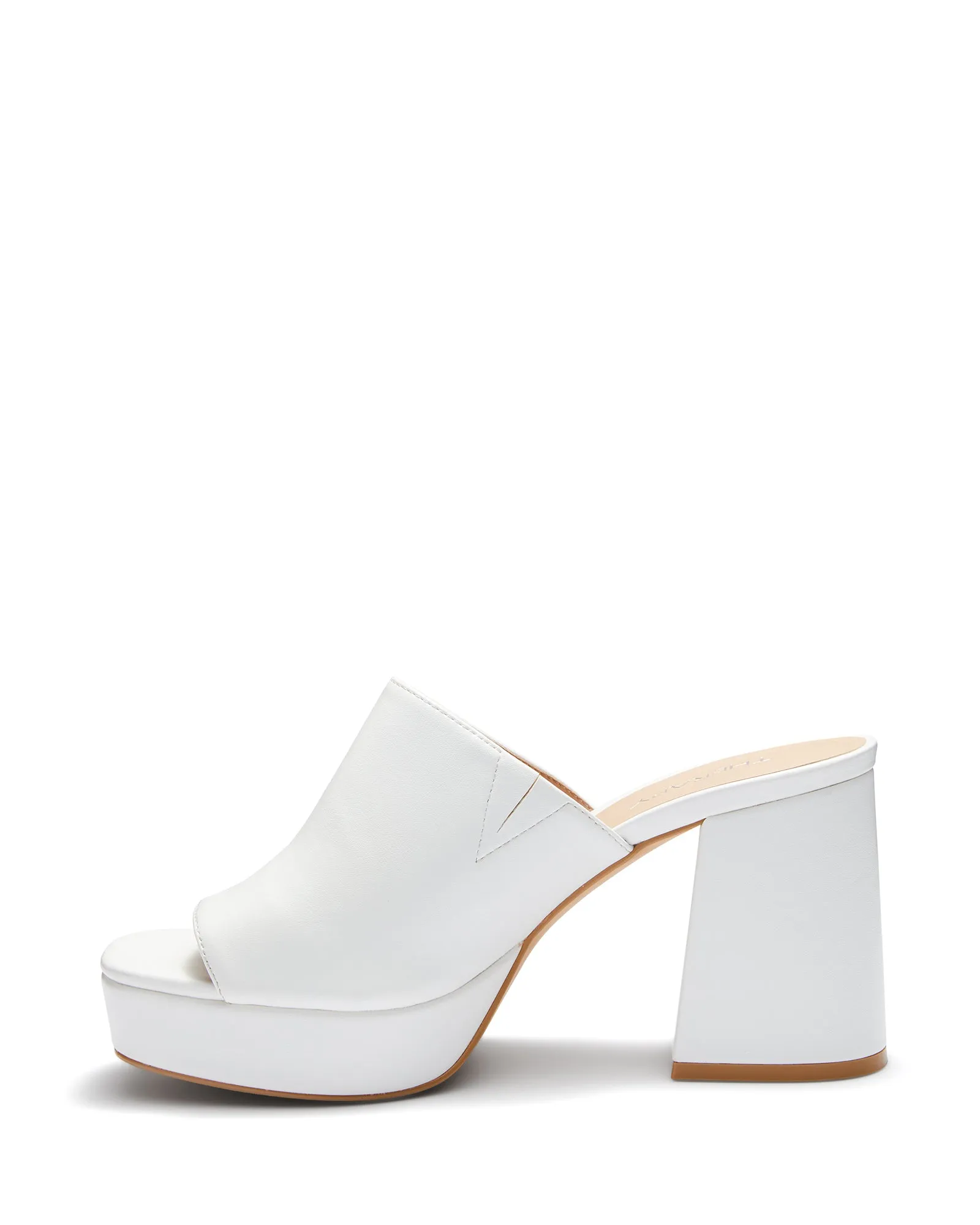 Arizona Platform Heel White