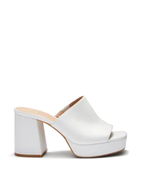 Arizona Platform Heel White