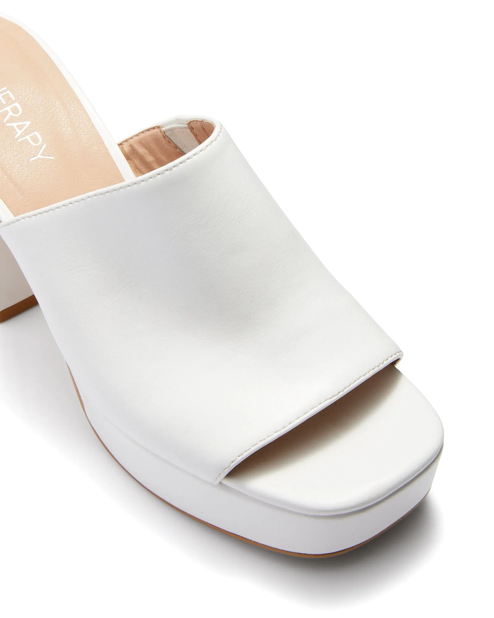 Arizona Platform Heel White