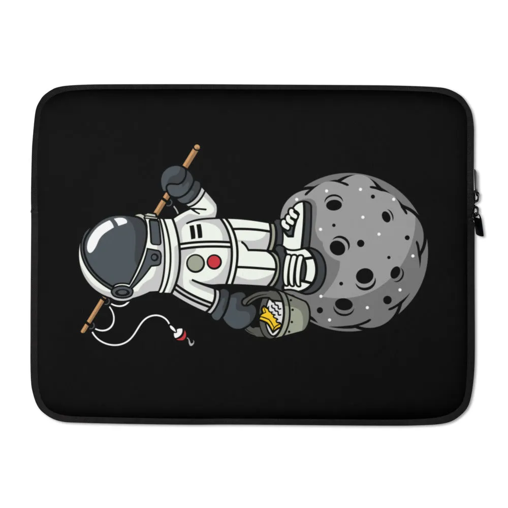 Astronaut | Moon | Fishing | Pop Art | Laptop Sleeve