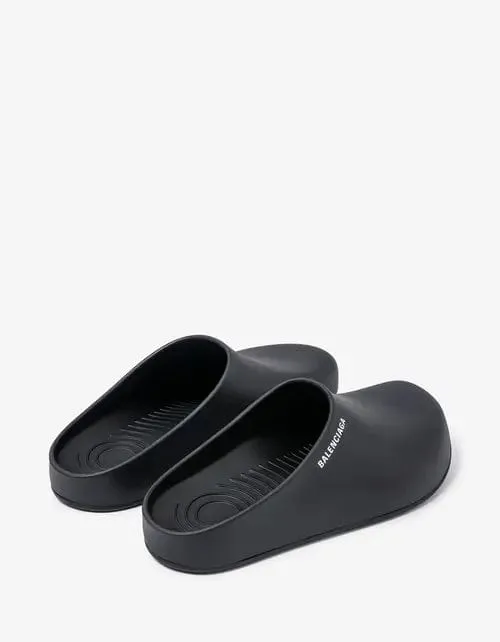 Balenciaga Black Mule Slide Sandals