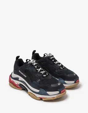 Balenciaga Triple S Black, White & Red Trainers