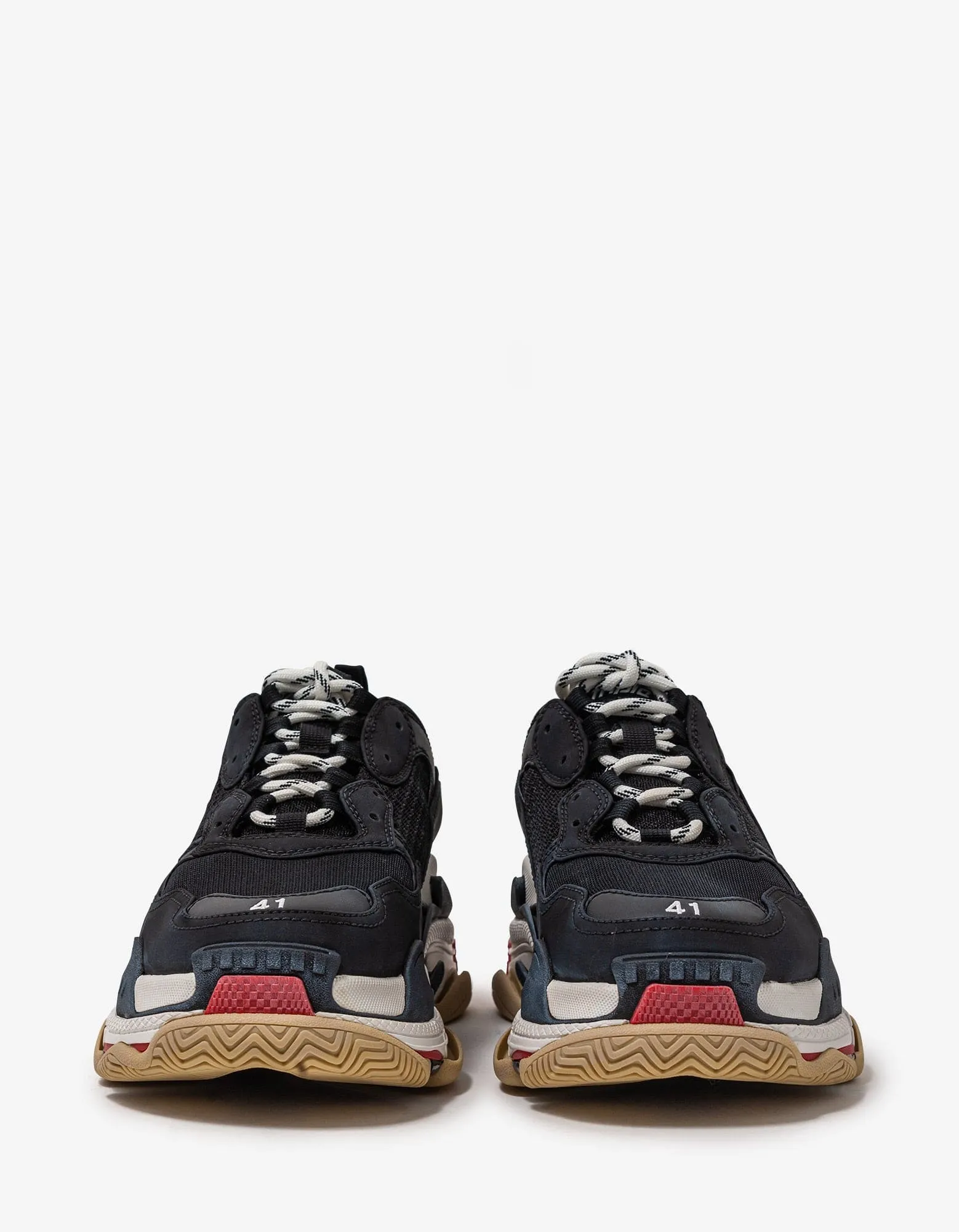 Balenciaga Triple S Black, White & Red Trainers