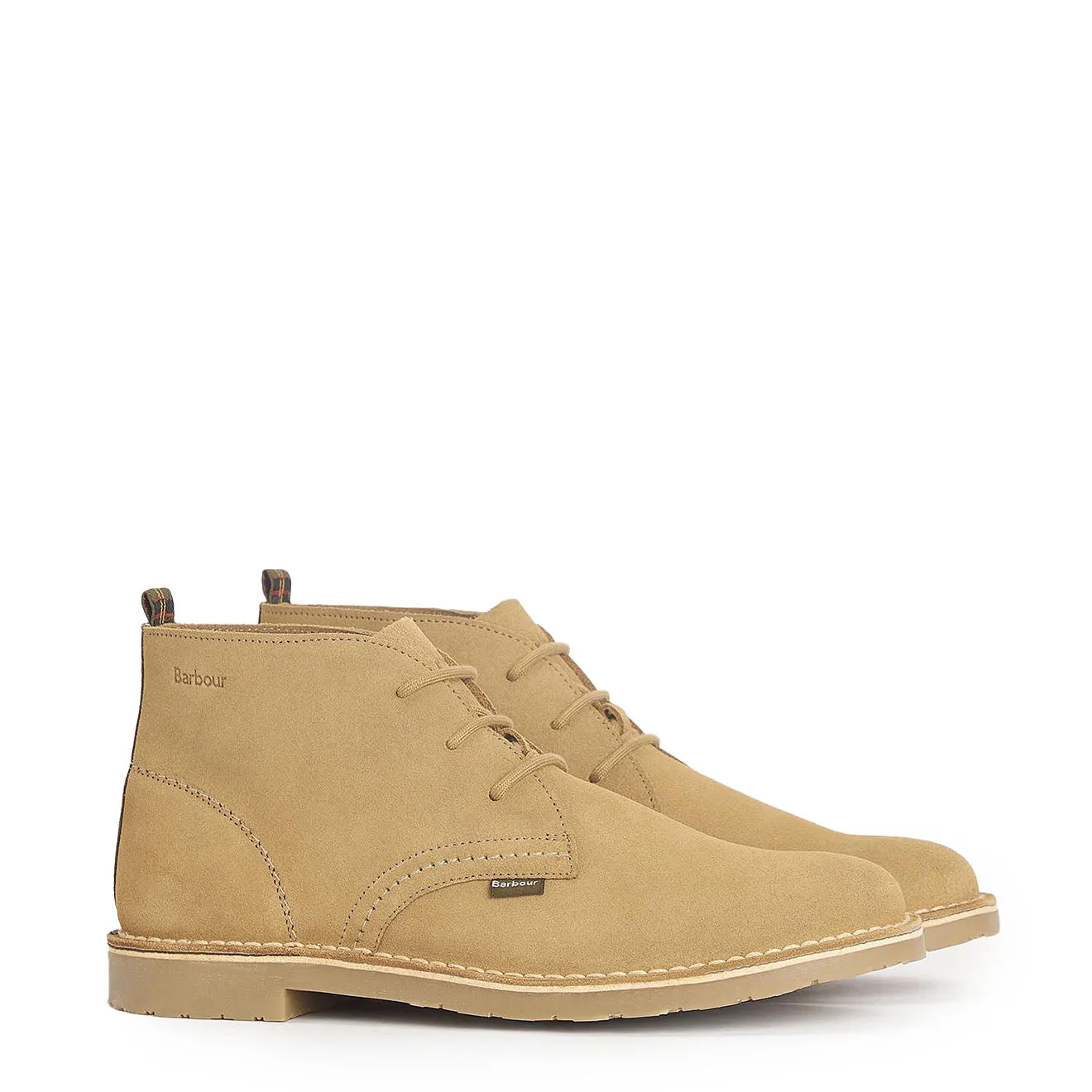 Barbour Siton Desert Boots Sand Suede