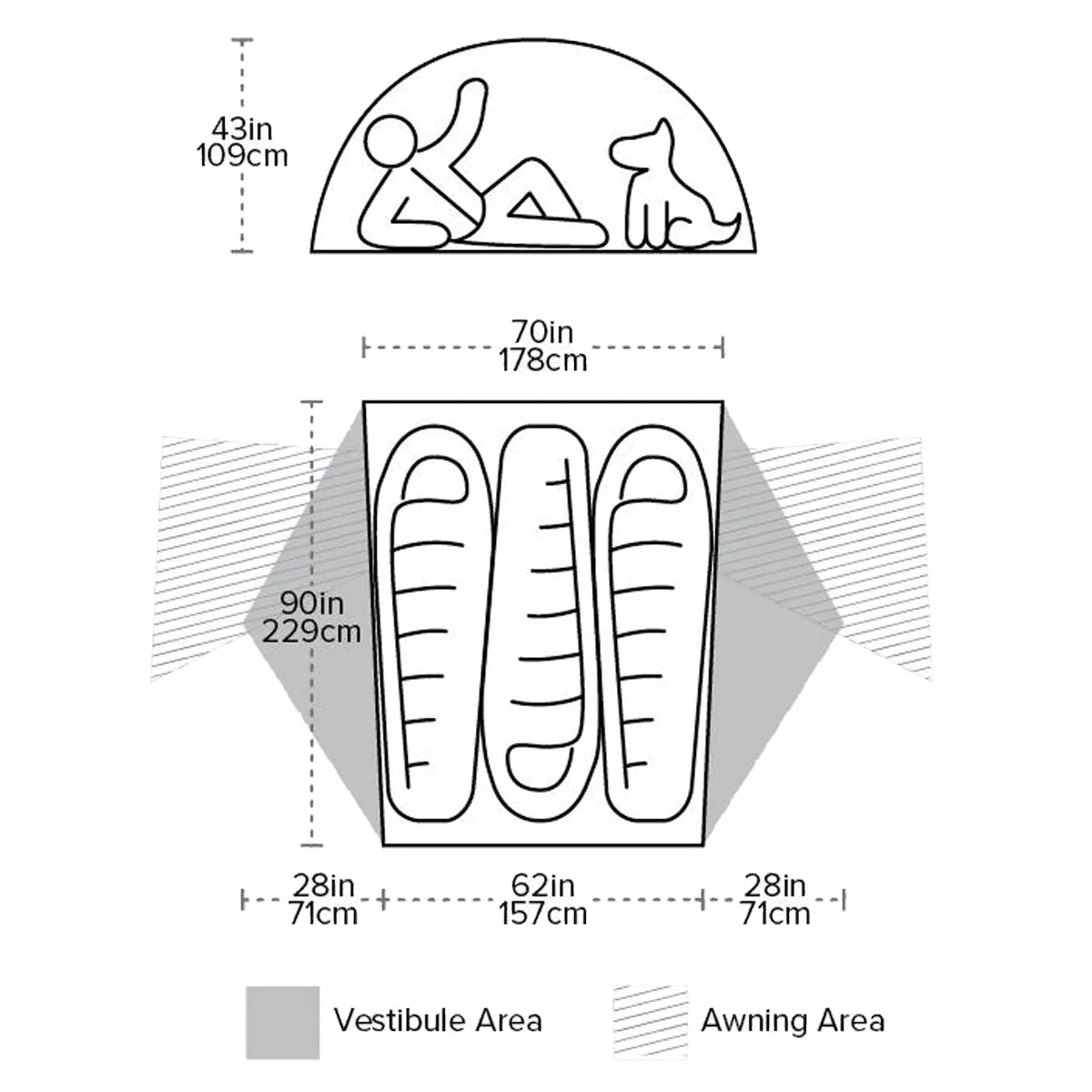 Big Agnes Copper Spur HV UL 3 Person Tent