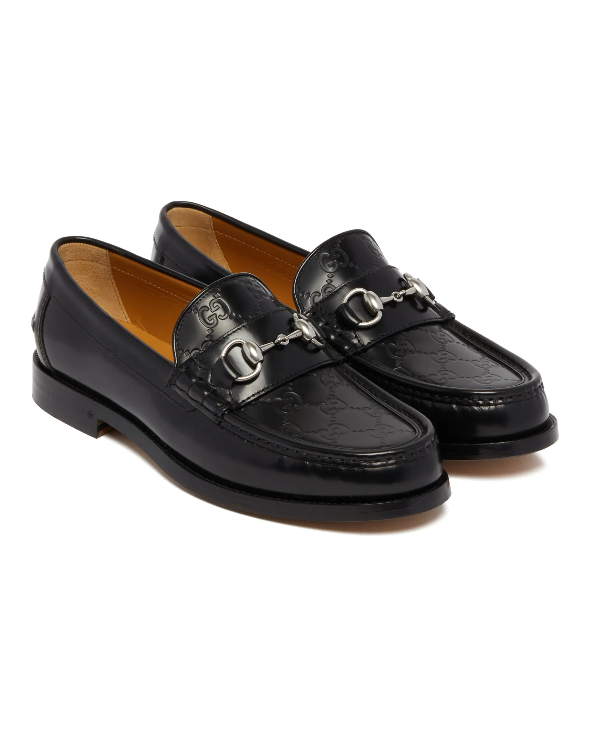 Black GG Loafers With Horsebit