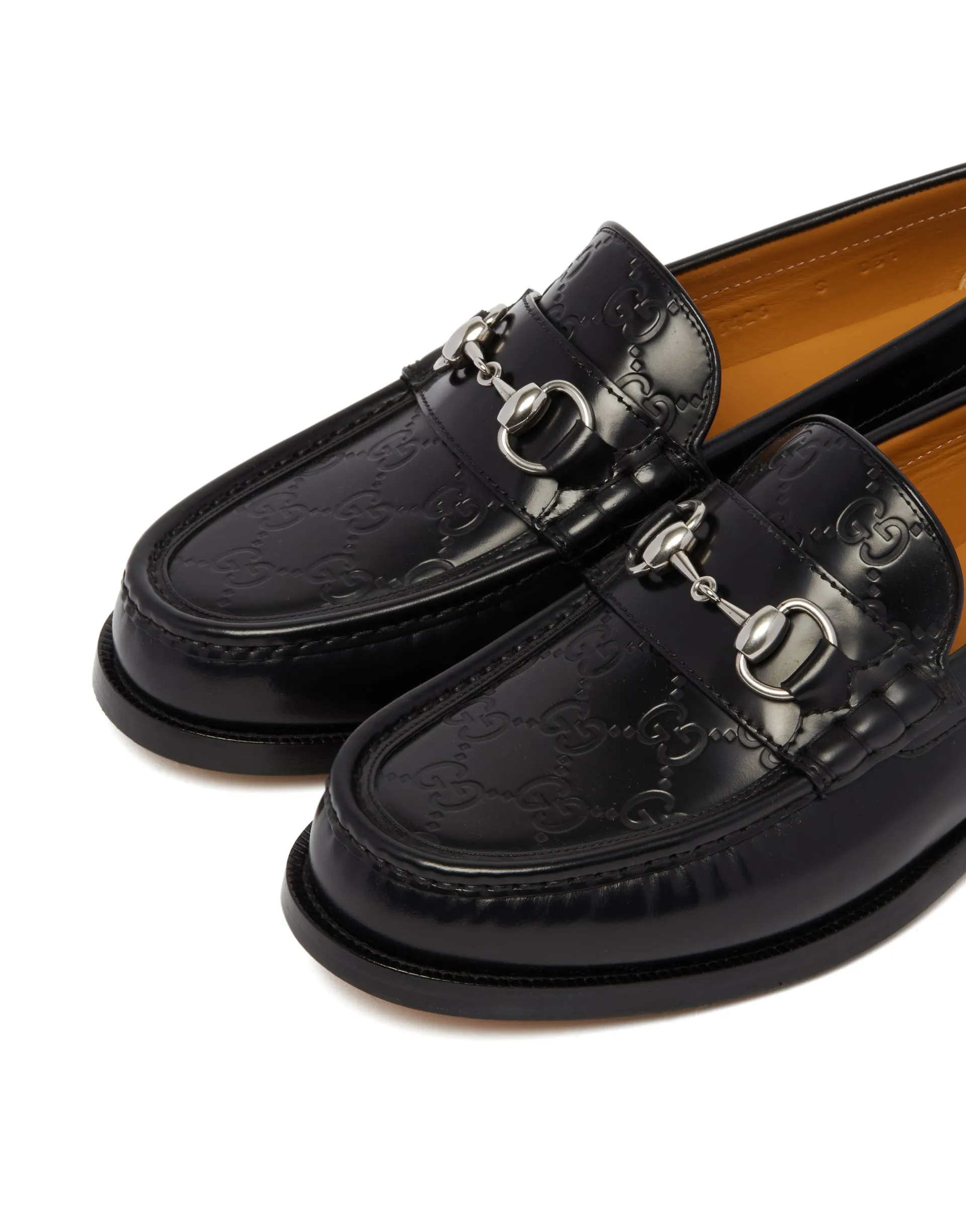 Black GG Loafers With Horsebit