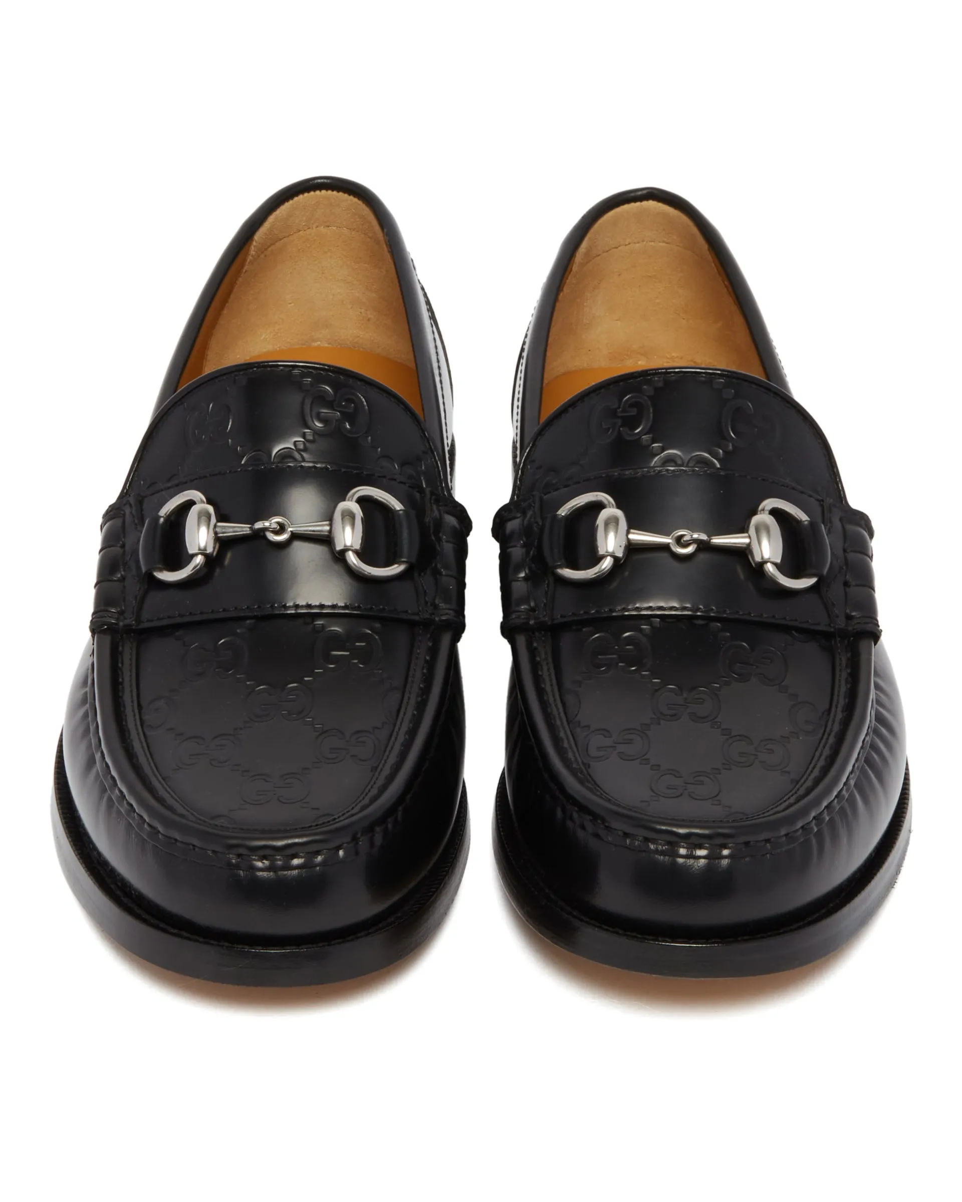 Black GG Loafers With Horsebit