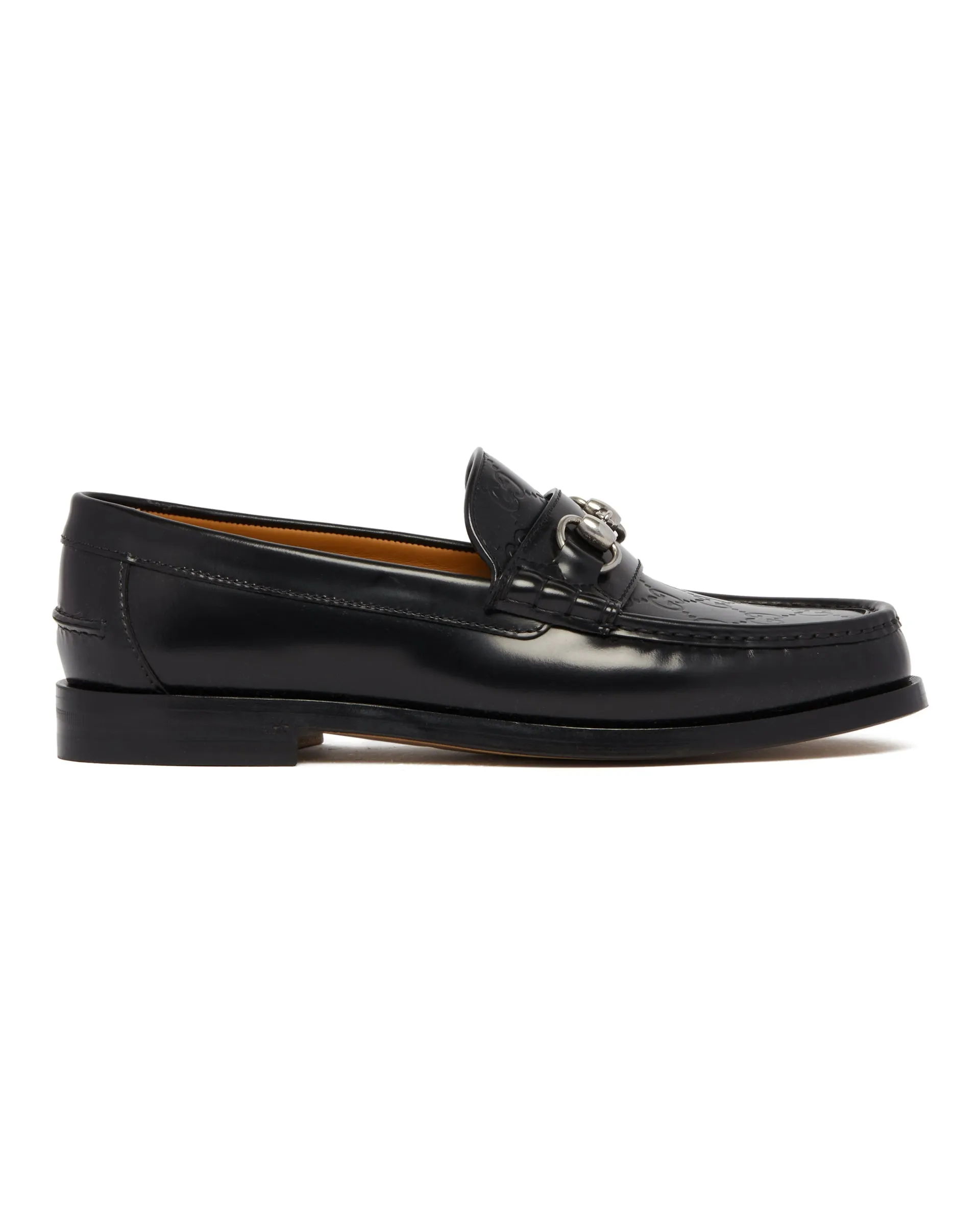 Black GG Loafers With Horsebit