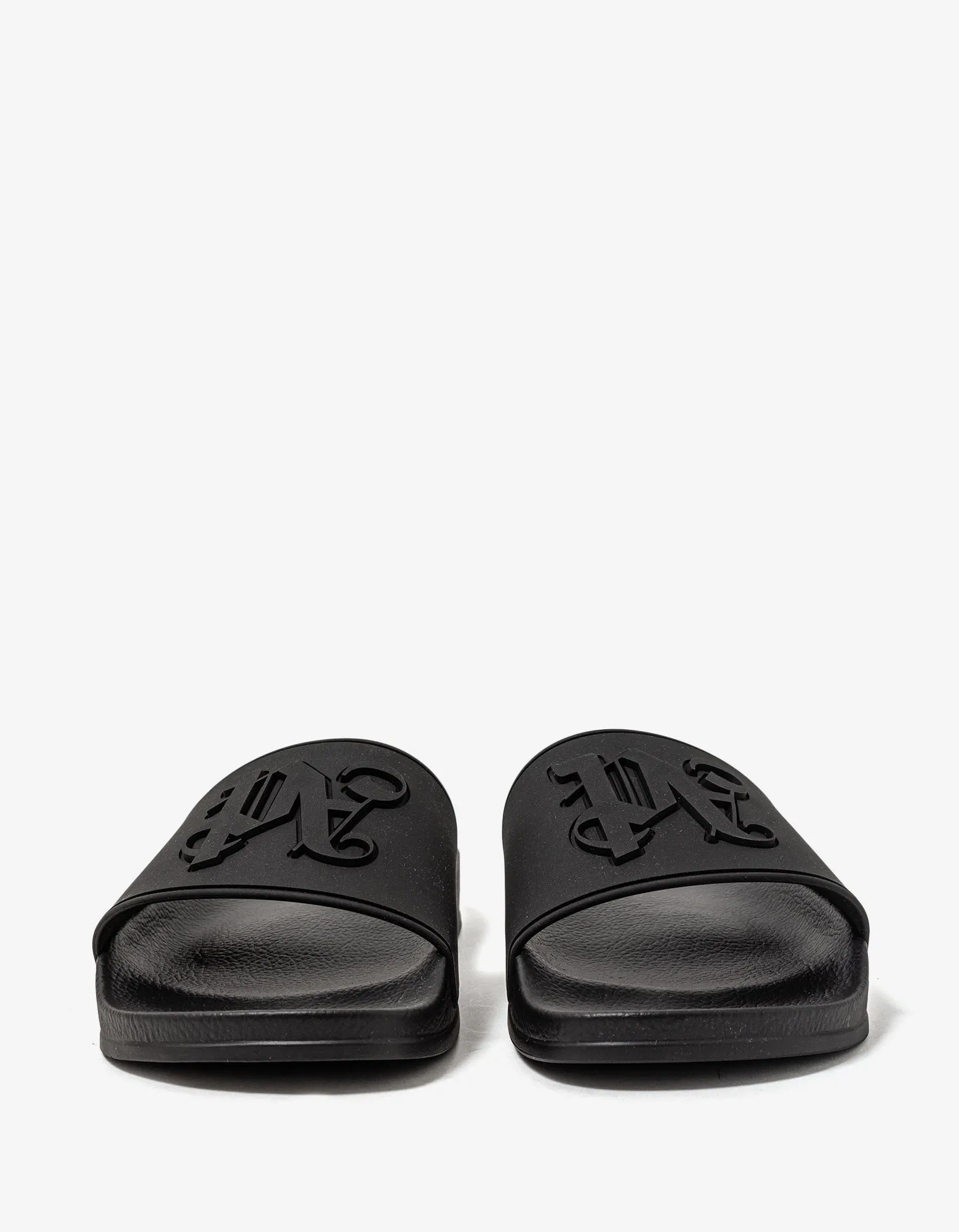 Black Logo Pool Sliders