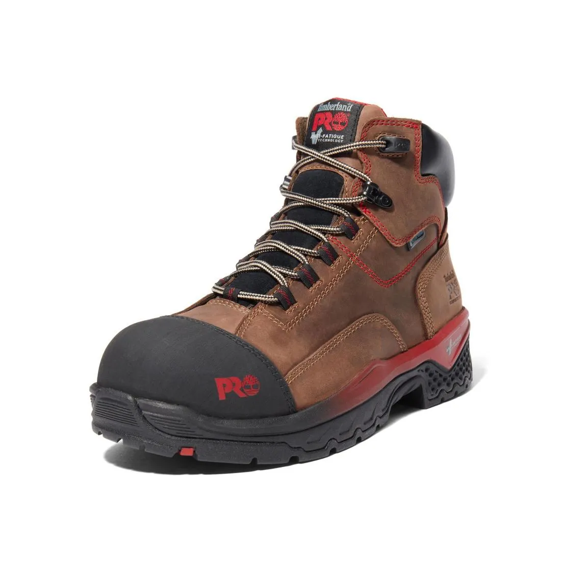 Booshog 6 Inch Composite-Toe Waterproof PR Work Boot Brown