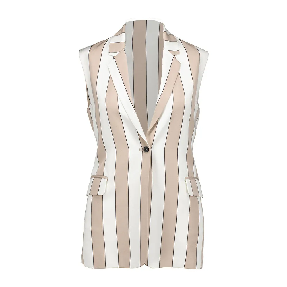 Boyfriend Vest | Desert Stripe