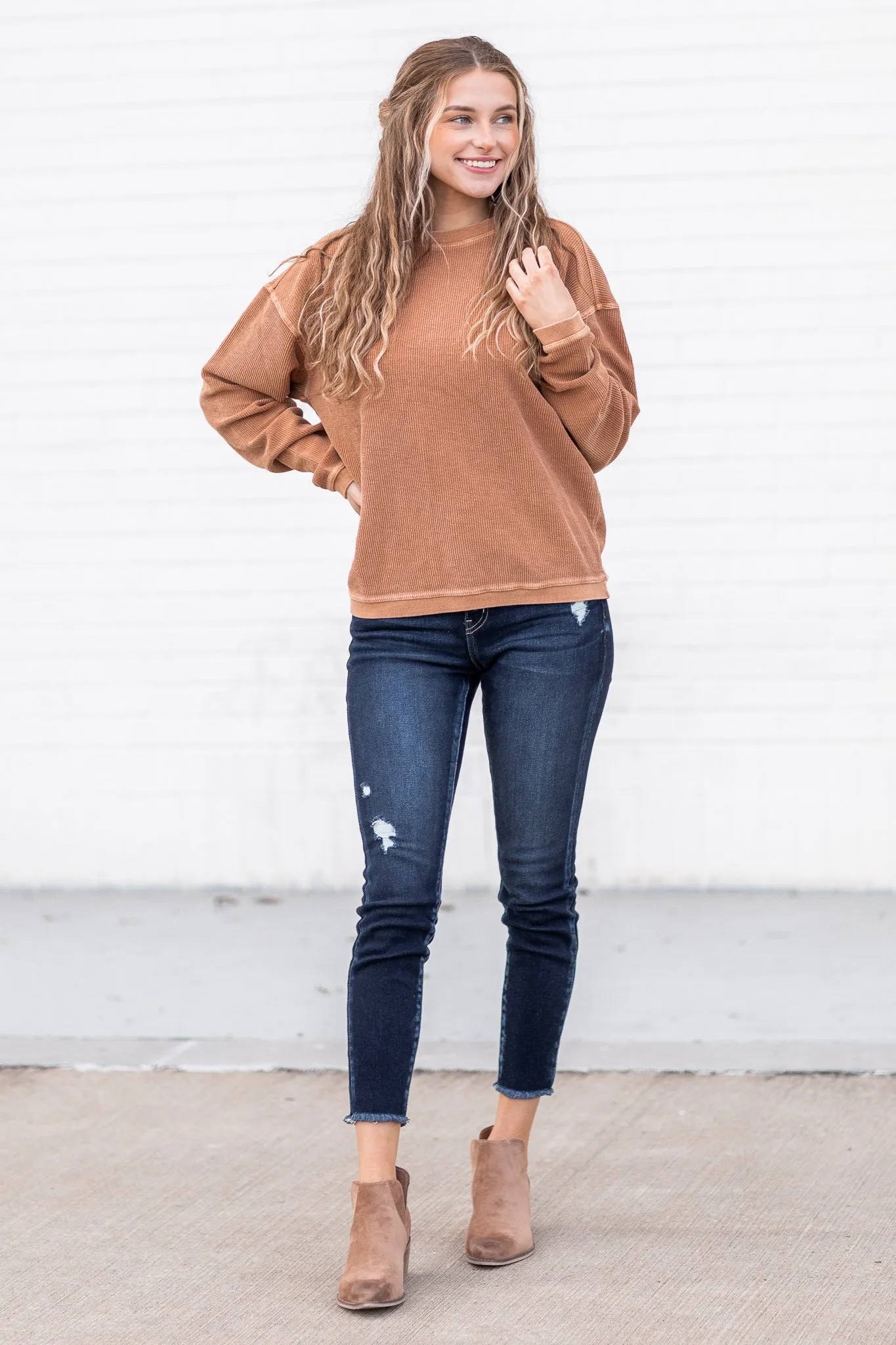 Camden Crew Sweatshirt Desert