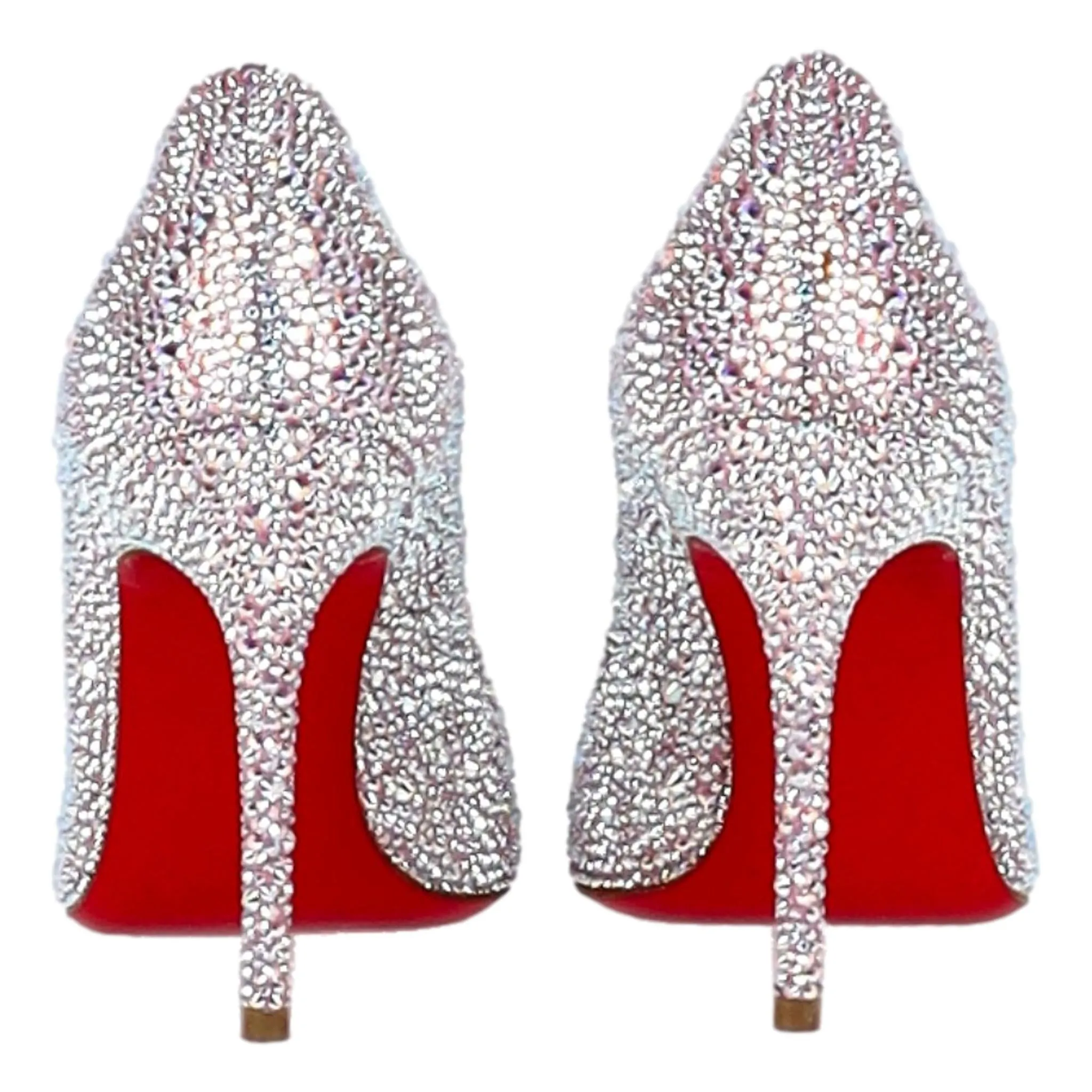 Christian Louboutin Crystal Fifi Pumps. Size 36.5