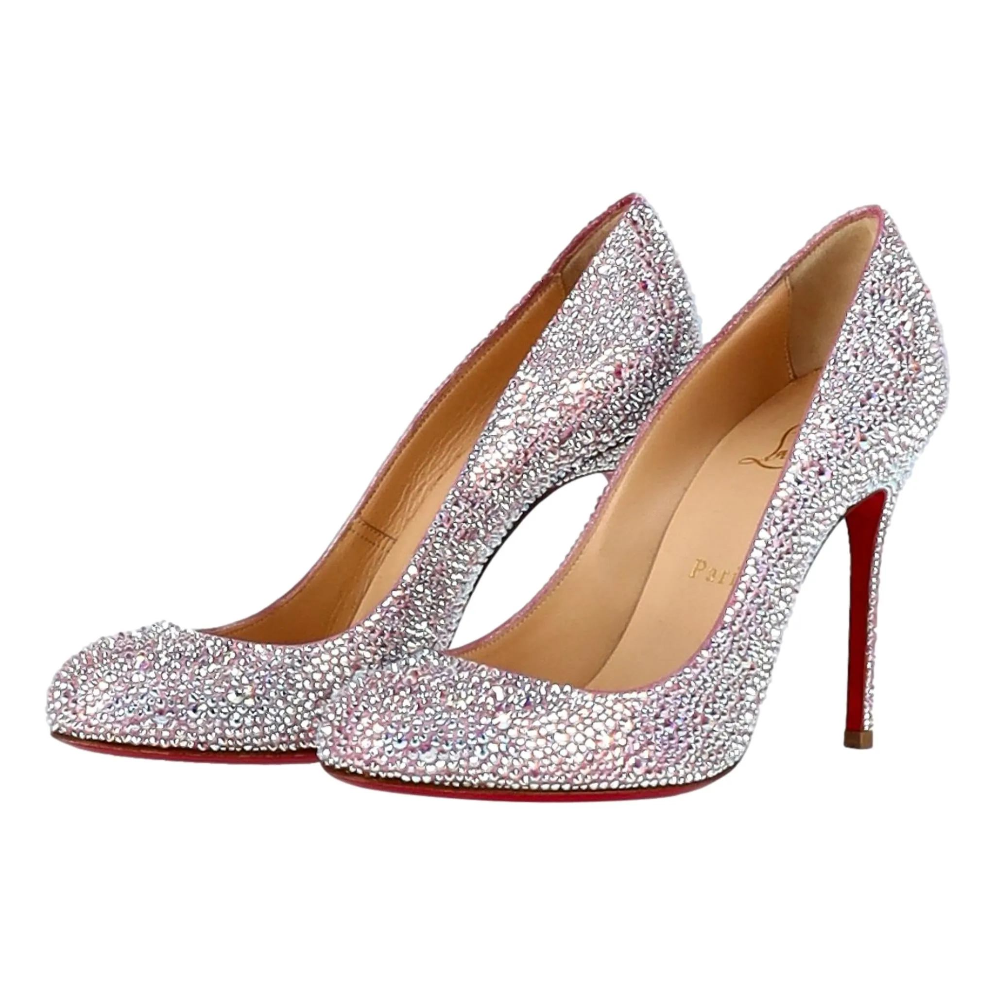 Christian Louboutin Crystal Fifi Pumps. Size 36.5