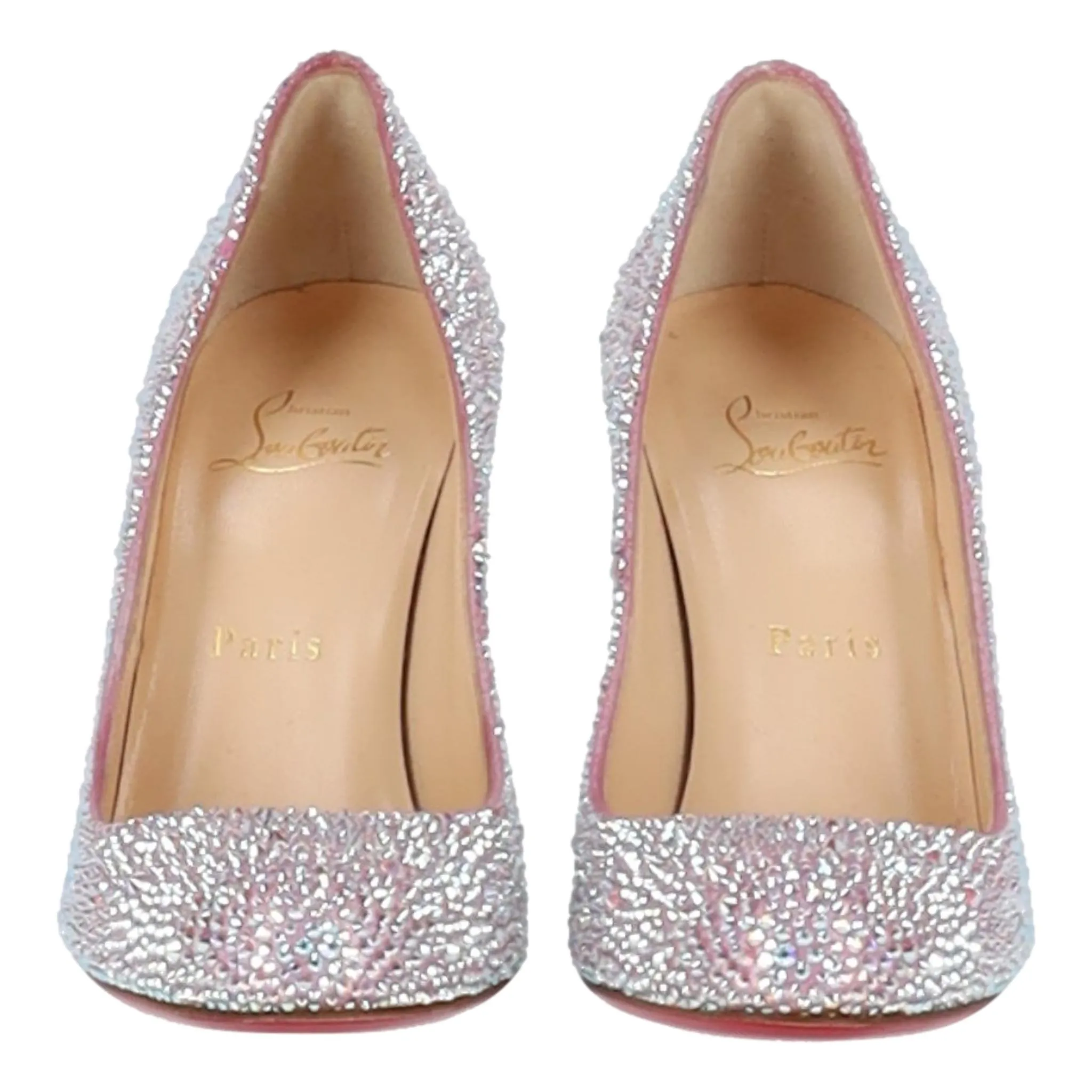 Christian Louboutin Crystal Fifi Pumps. Size 36.5