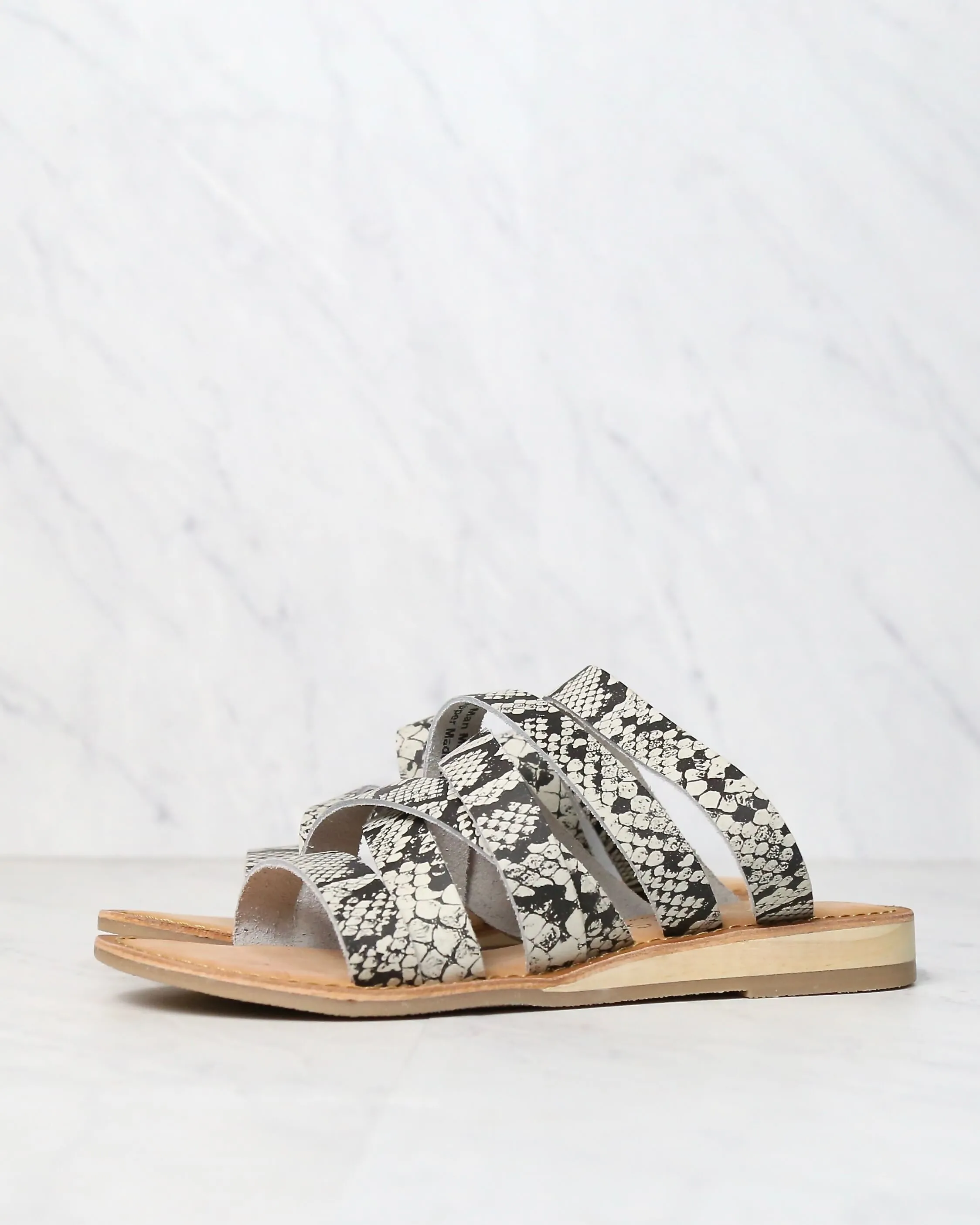 COCONUTS By Matisse - Ladylike Sandals in White Snake