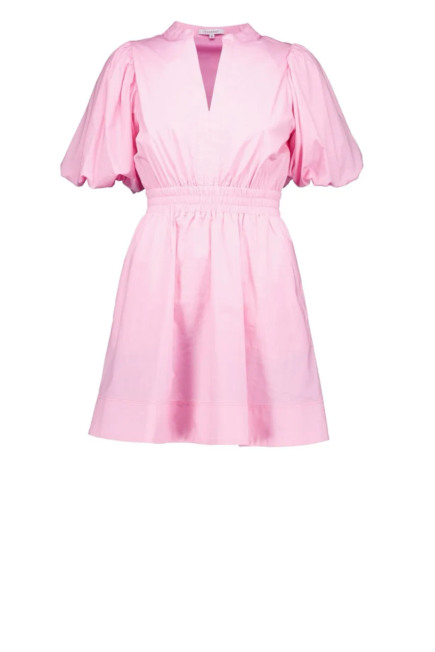 Crescent Mini Dress | Rose Pink