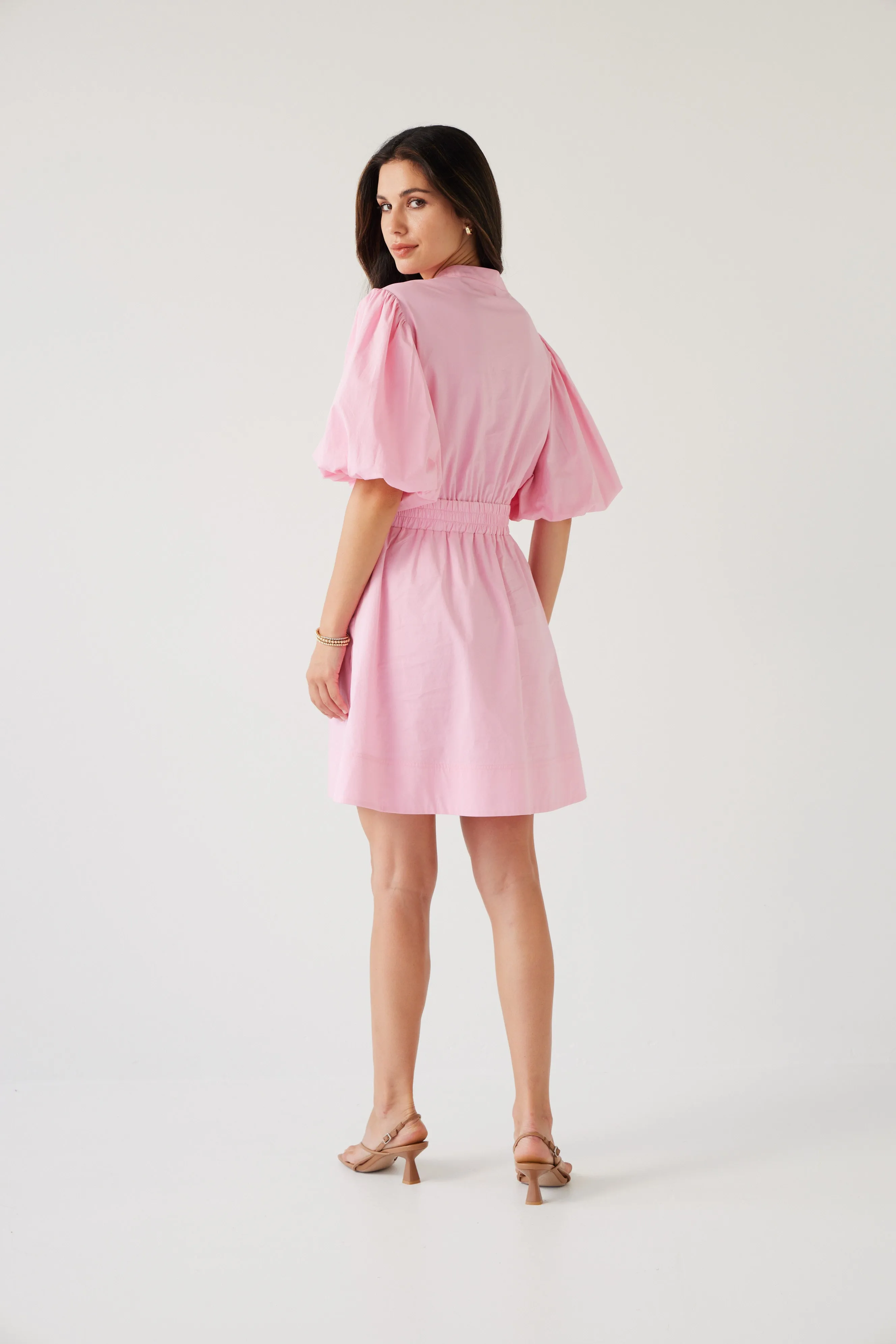 Crescent Mini Dress | Rose Pink