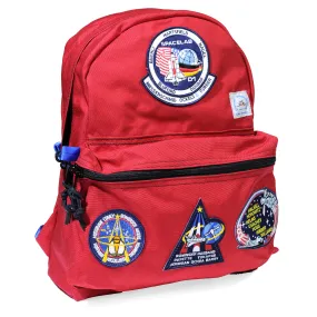 Day Pack w/ Vintage NASA Patch - Barn Red