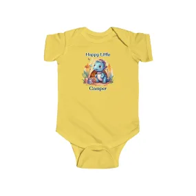 Dino Happy Little Camper Infant Fine Jersey Bodysuit