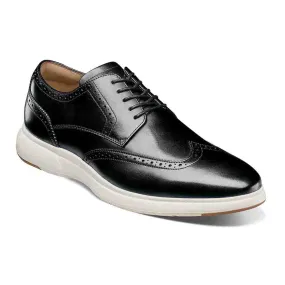 Florsheim Black and White Dash Wingtip Oxford