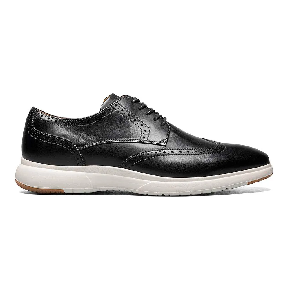 Florsheim Black and White Dash Wingtip Oxford