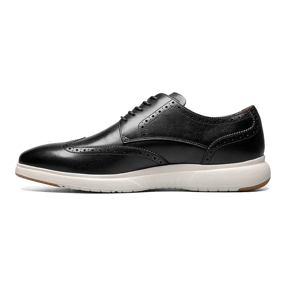 Florsheim Black and White Dash Wingtip Oxford