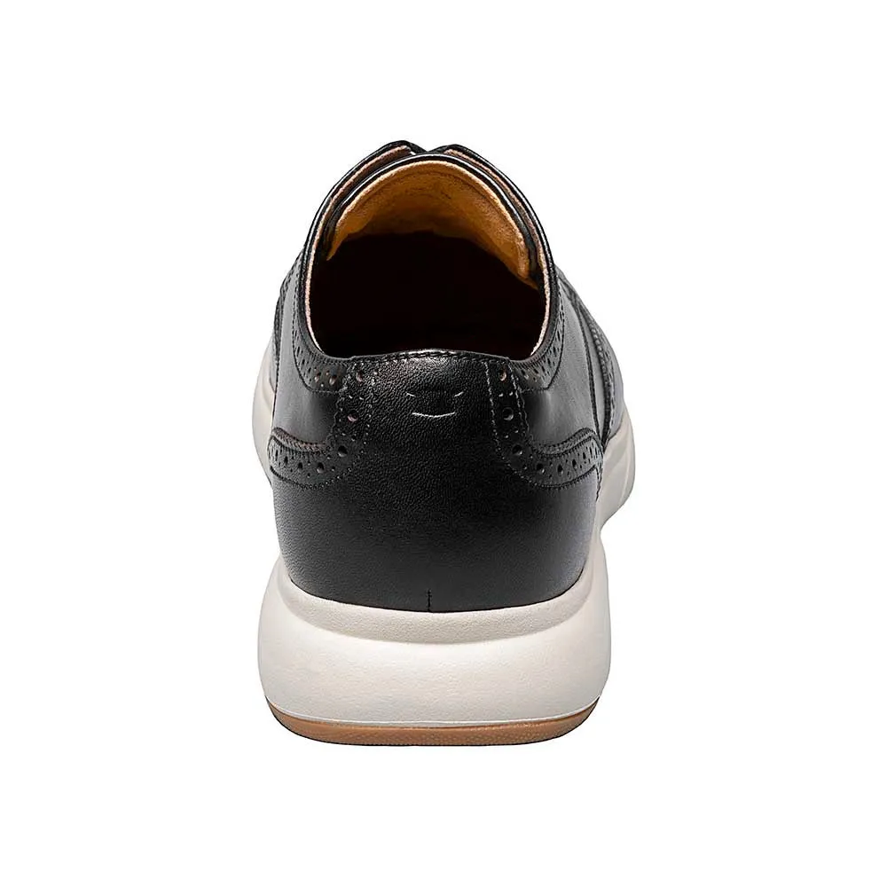 Florsheim Black and White Dash Wingtip Oxford