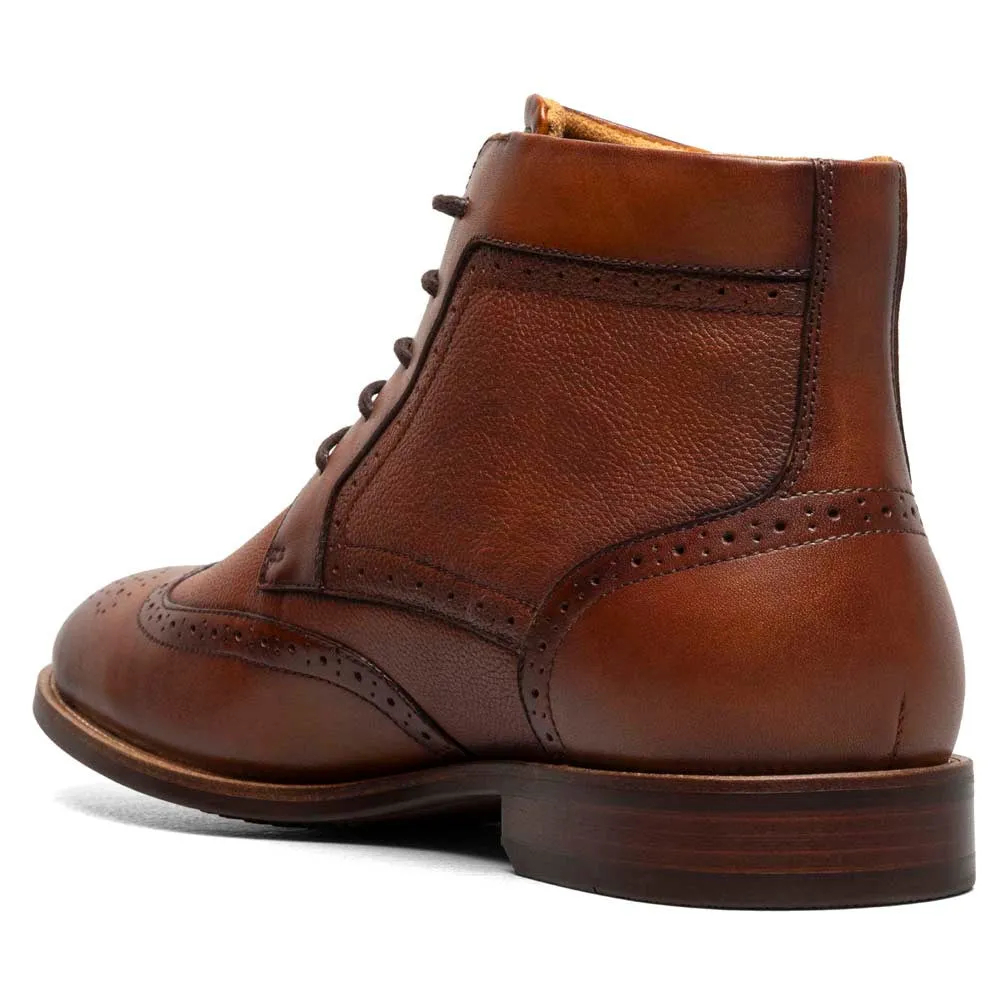 Florsheim RUCCI Wingtip Cognac Lace Up Boots