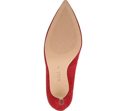 G.I.L.I. Pointed Toe Pumps with Tassels, Brianna, Size 6