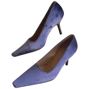 Gucci Lavender Velvet Pumps Never Worn