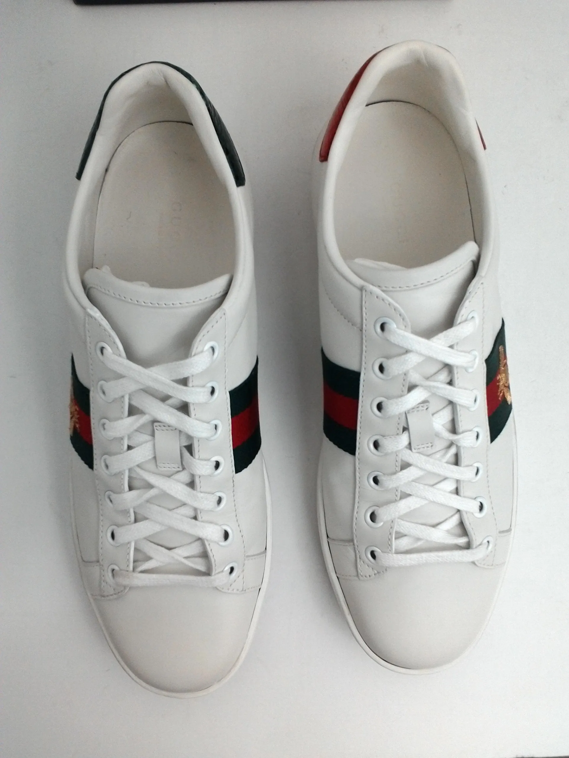 Gucci Women's Miro'Soft White Leather Sneakers Size 40