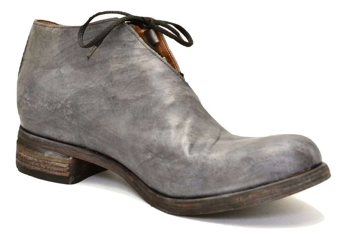 Half boot blind lace |  grey stain | calf