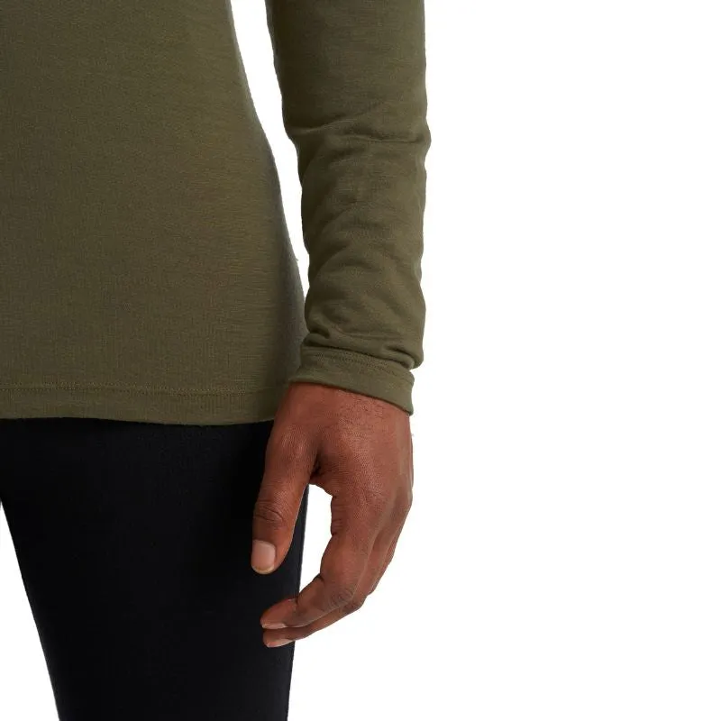 icebreaker Merino Base Layer Men's 200 Oasis Long Sleeve Crewe - Black, Loden