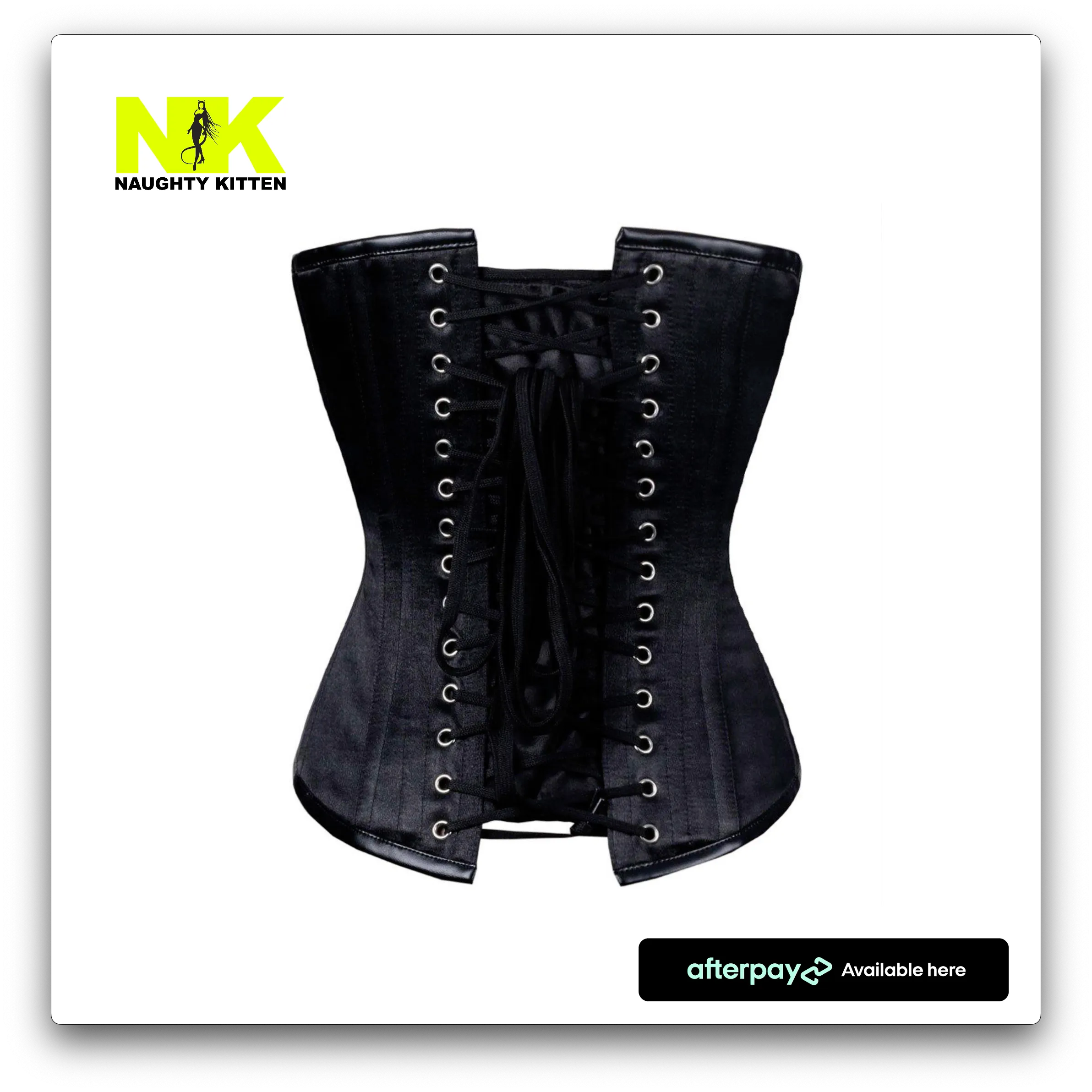 Kitten Luci-Purr Gothic Corset