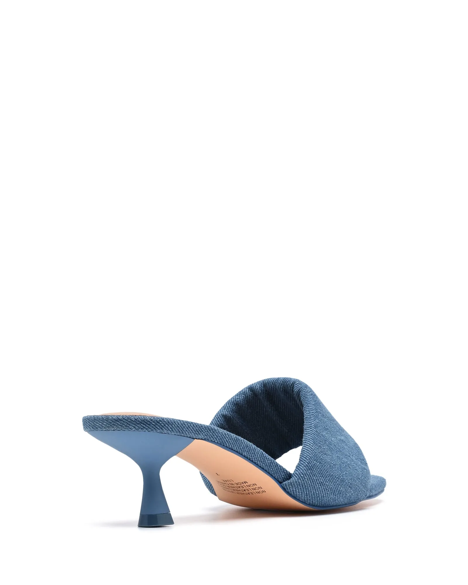 Luxe Heel Blue Denim