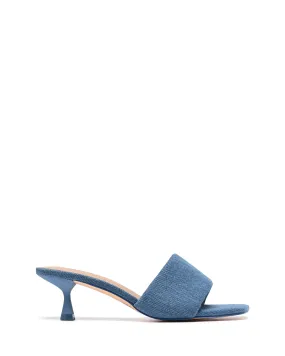 Luxe Heel Blue Denim