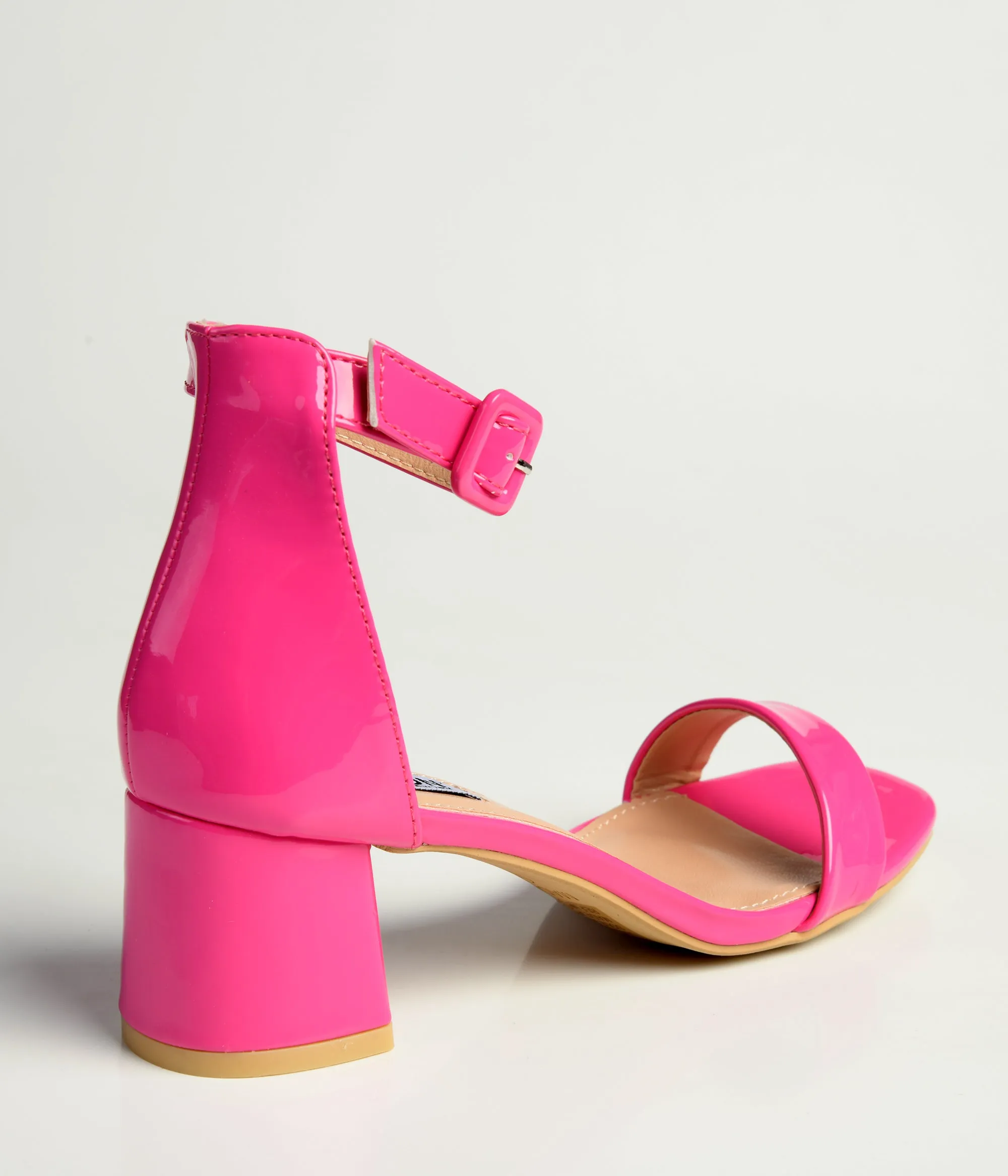 Madison Amira Block Heel Sandal - Hot Pink