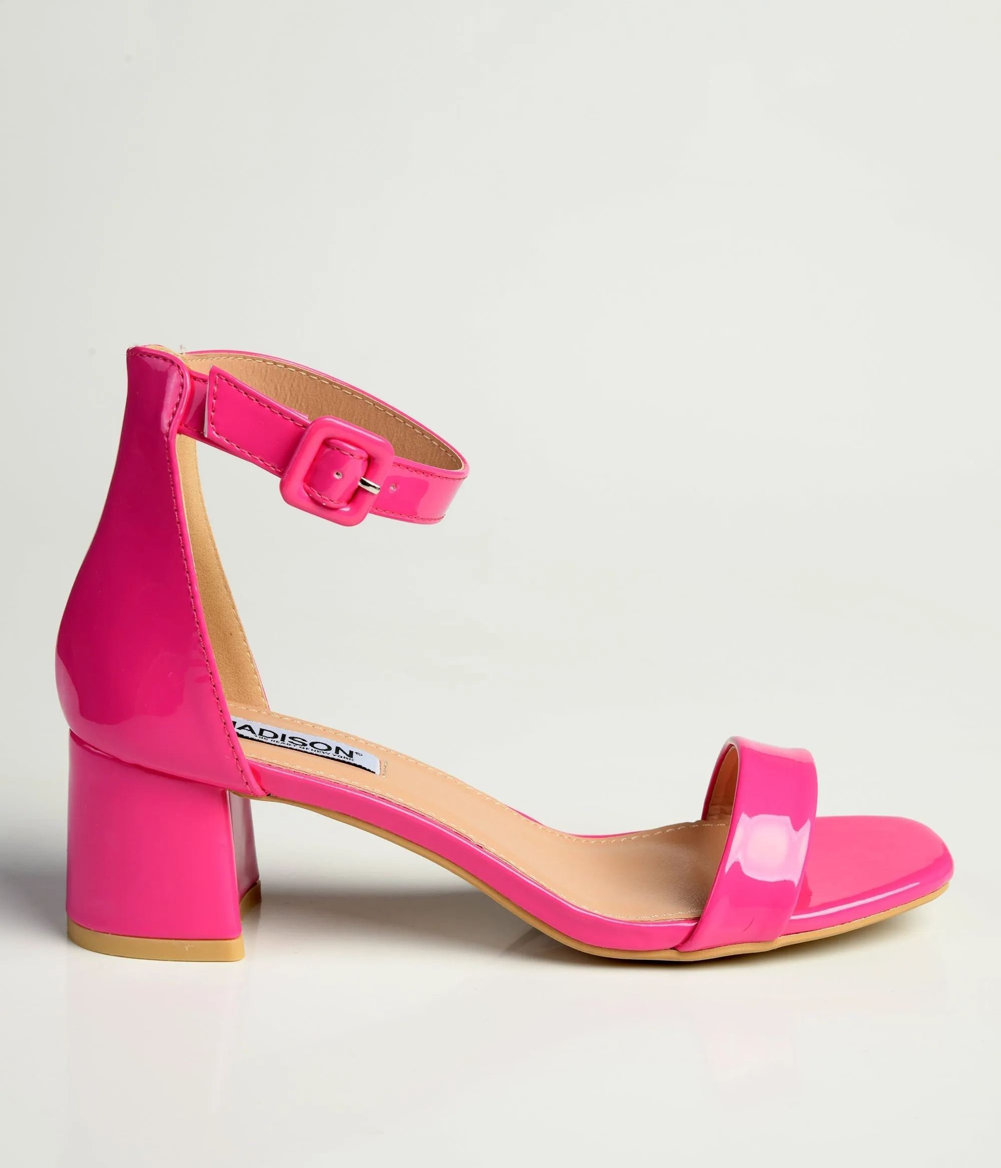 Madison Amira Block Heel Sandal - Hot Pink