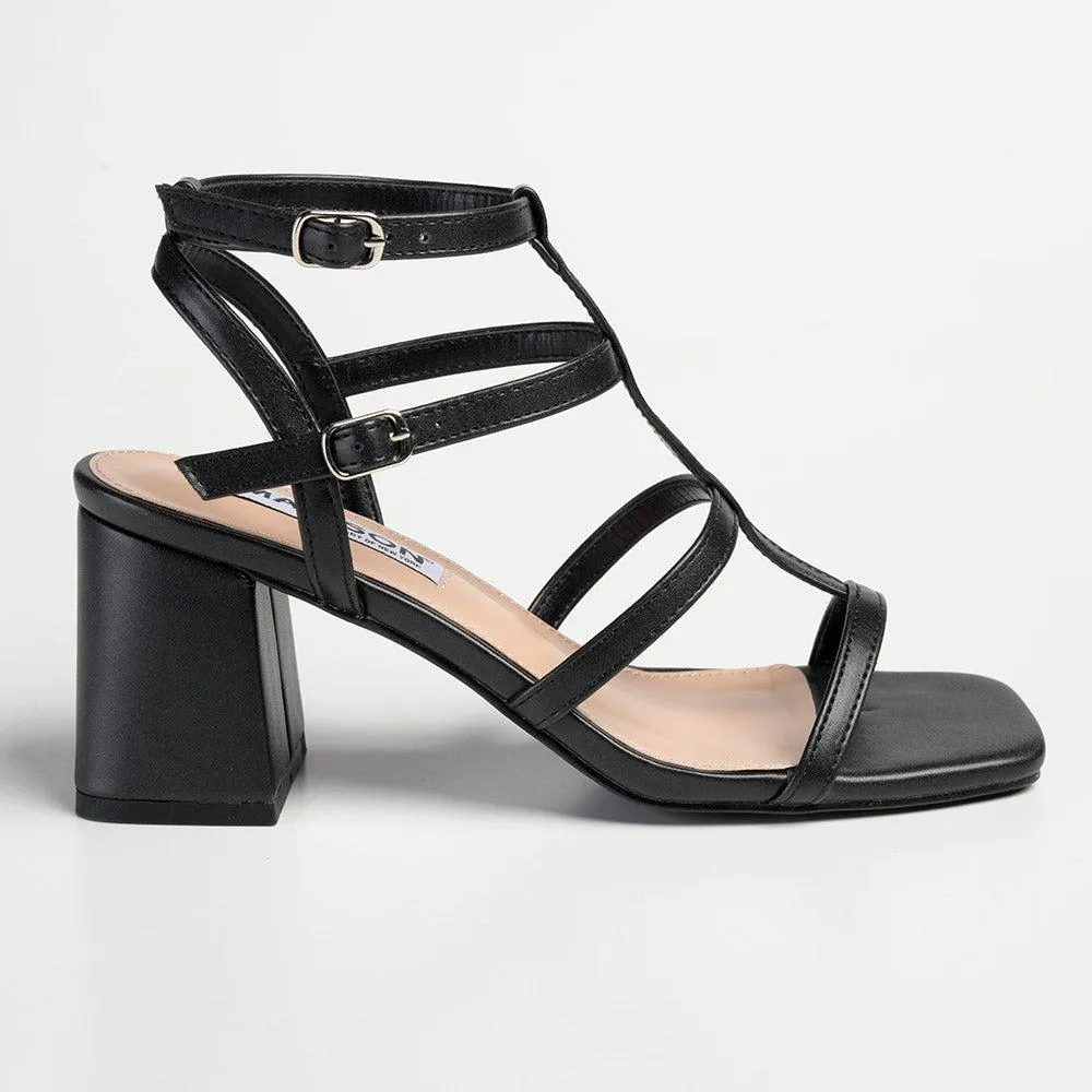 Madison Genesis Block Heel Sandal - Black