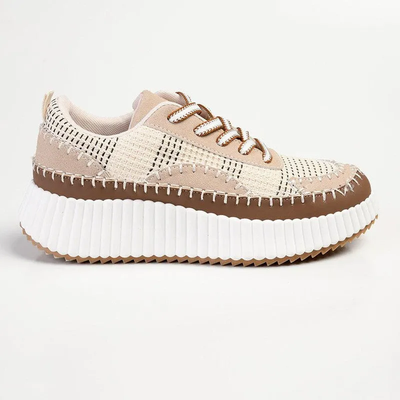 Madison Stitch Multi Color Sneaker - Beige Multi