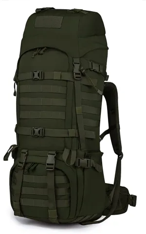 Mardingtop 70L/65L/65 10L Molle Hiking Internal Frame Backpacks with Rain Cover for Camping,Backpacking