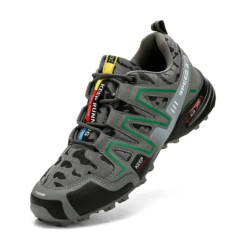 Men's Low Cut Camouflage Hiking Shoes