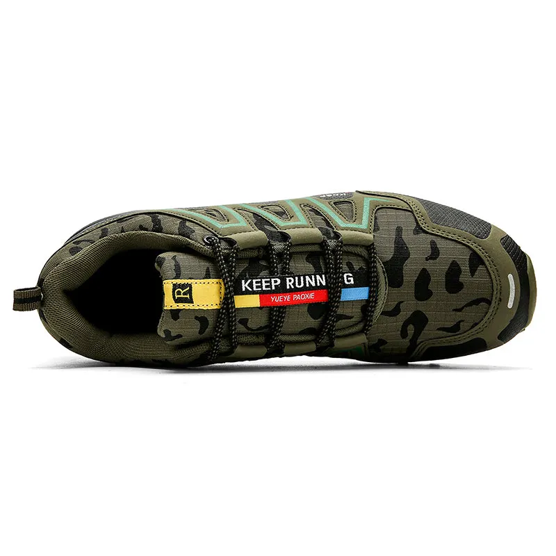 Men's Low Cut Camouflage Hiking Shoes